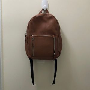 Leather back pack